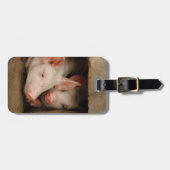 好奇心旺盛な子豚 ラゲッジタグ (正面横)