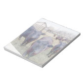 好奇心旺盛な黒い天使 ノートパッド (回転)