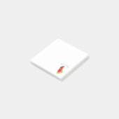 好奇心旺盛よくはしゃぐなオンドリおもしろい ポストイット (アングル)