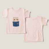 好奇心読猫用Tシャツ (デザイン正面&裏面)