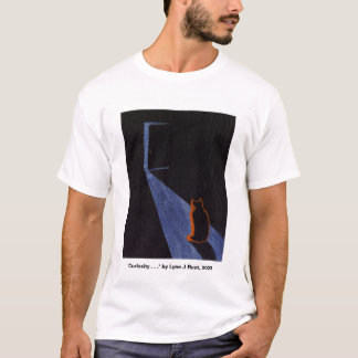 「好奇心。..アートTシャツ Tシャツ