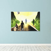 好奇心 キャンバスプリント (インサイチュ (ウッドフロア))