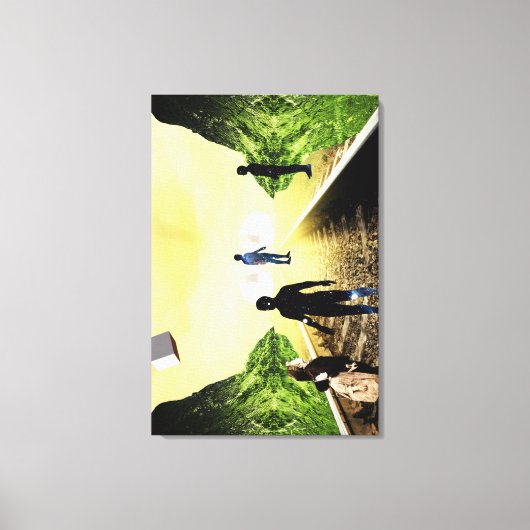 好奇心 キャンバスプリント (正面)