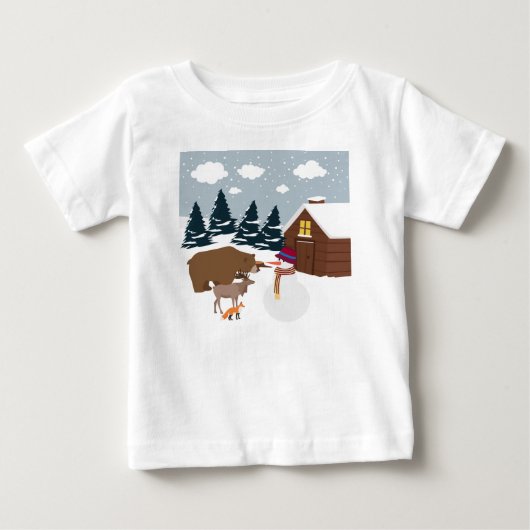 好奇心 ベビーTシャツ (正面)