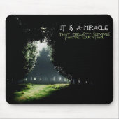 「好奇心」感動的引用文 マウスパッド (正面)