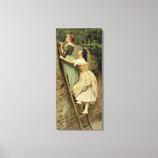 好奇心,梨の年次から, 1892 キャンバスプリント (正面)