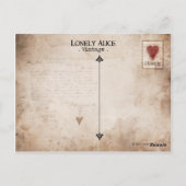 「好奇心」 III ポストカード (裏面)