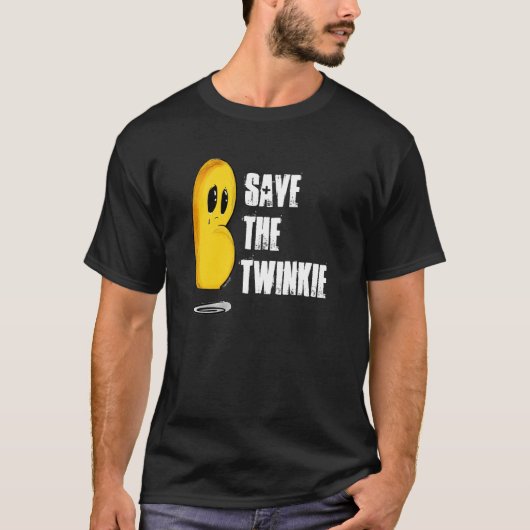 "好意によってTwinkie"のTシャツ救って下さい Tシャツ (正面)