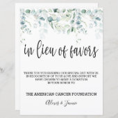 好意のサインの代わりに – ユーカリ結婚プス – V (正面/裏面)