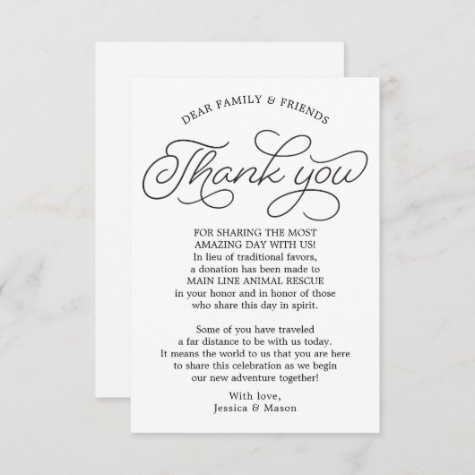 好意の代りの原稿は座席表感謝していしています 案内状 (正面/裏面)