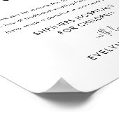 好意の署名に代わるステラ結婚ー ポスター (角)