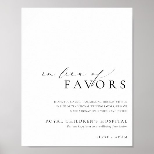 好意の署名に代わるレズメアのミニマル主義者 ポスター (正面)