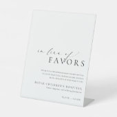 好意の署名に代わるレズメアのミニマル主義者 台座サイン (正面)