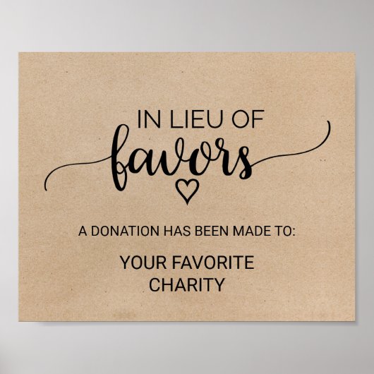 好意シンプルの印に代わるフェイククラフト ポスター (正面)