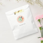 好意バッグと桃フローラデザイン フェイバーバッグ (封をした状態)