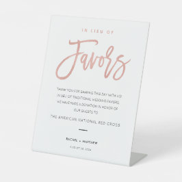 好意モダンの署名に代わる童話のバラ金ゴールド 台座サイン