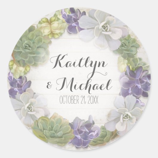 好意抱き枕ステッカー多肉木洋 ラウンドシール (正面)