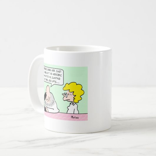 好気性の嫌気性細菌の科学者 コーヒーマグカップ (正面左)