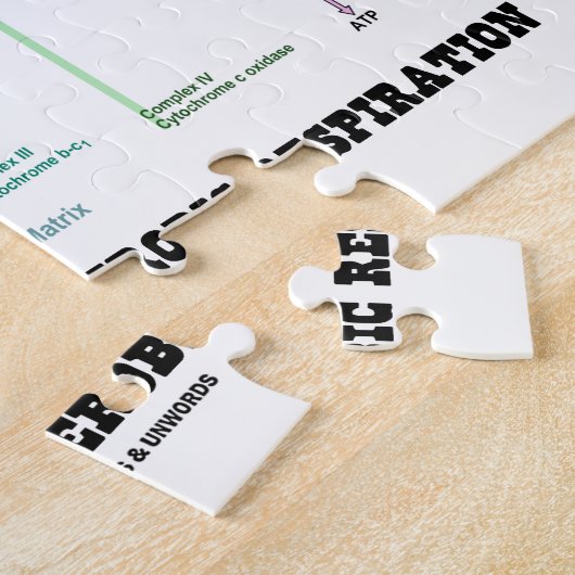 好気性の電子輸送チェーン最終ステージ ジグソーパズル (側面)