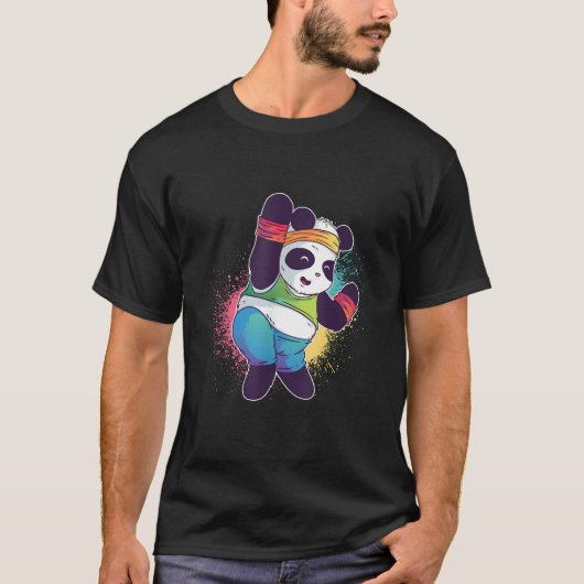 好気性ダンスSパンダダンスS Tシャツ (正面)