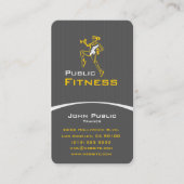 好気性フィットネスパーソナルトレーナー 名刺 (正面)
