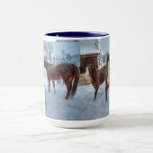 好色おもしろいなスタリオンと消極的なマーレウマ マグカップ (中央)