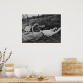 好色な若い男性のカップルの昼寝ゲイの興味 ポスター (キッチン)