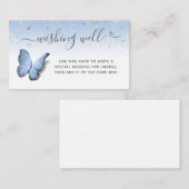 好調な色の蝶エレガントフローラ エンクロージャーカード (正面/裏面)