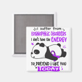 好酸球性障害認識度月リボンギフト マグネット (正面/裏面)