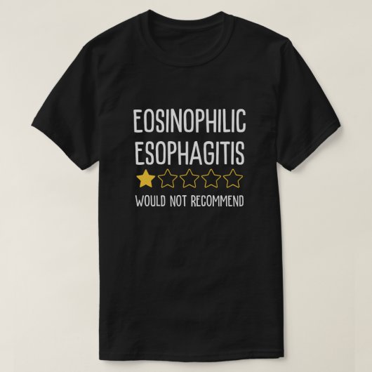 好酸球性食道炎 Tシャツ (デザイン正面)