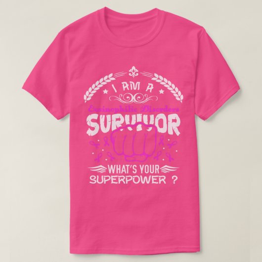 好酸球障害認識度生存者Whats Yo Tシャツ (デザイン正面)