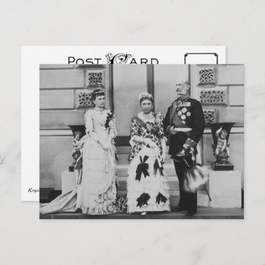 妃ジュリーとヘッセのアレクサンダー王子 ポストカード (正面/裏面)