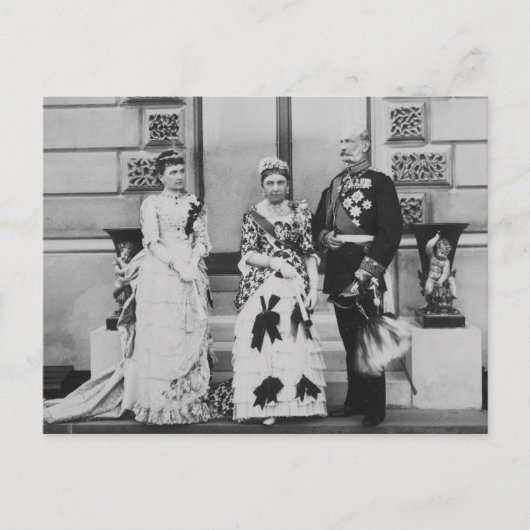 妃ジュリーとヘッセのアレクサンダー王子 ポストカード (正面)