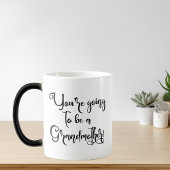 妊娠おばあちゃん隠しメッセージの驚き モーフィングマグカップ