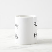 妊娠おばあちゃん隠しメッセージの驚き モーフィングマグカップ (中央)