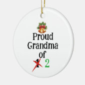 妊娠おばあちゃん セラミックオーナメント (左)