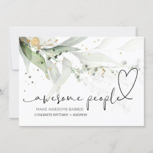 妊娠おめでとうおめでとうの新生児 カード