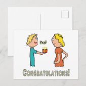 妊娠おめでとうございます ポストカード (正面/裏面)