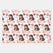 妊娠おめでとう包装紙シート ラッピングペーパーシート (正面)