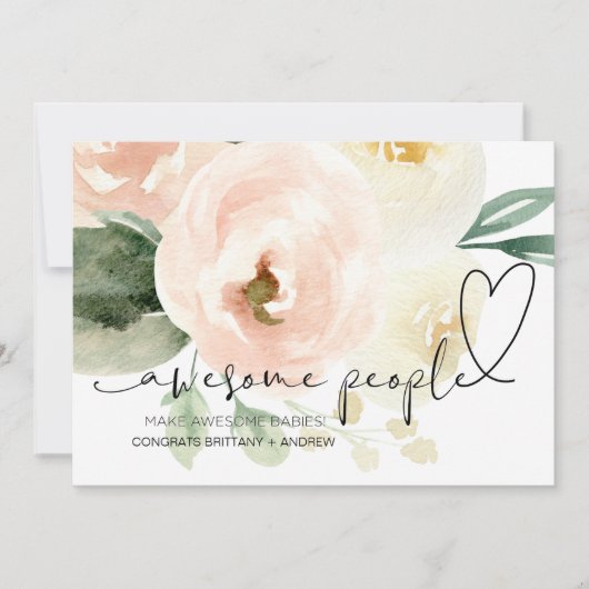 妊娠おめでとう姉妹への贈り物新生児 カード (正面)