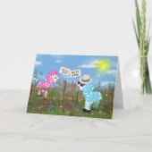 妊娠おめでとう野生動物 カード (正面)