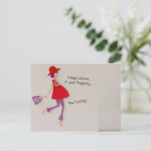 妊娠おめでとう！ 案内ポストカード (スタンド正面)