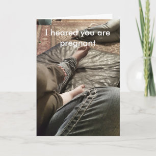 妊娠おもしろいおめでとう カード