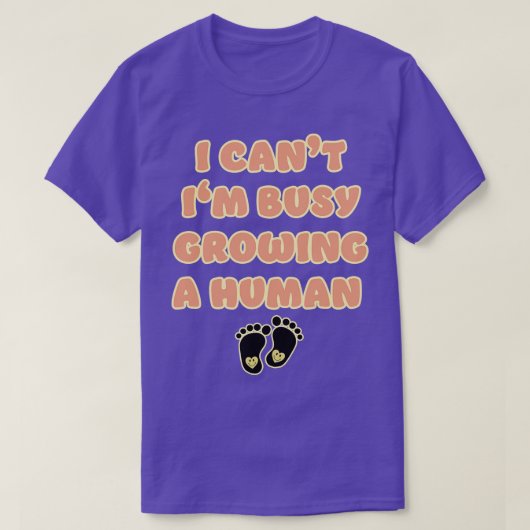 妊娠おもしろいママは3歳になる Tシャツ (デザイン正面)