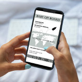 妊娠おもしろい告発搭乗券スタイル 案内状