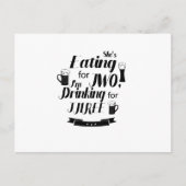 妊娠おもしろい期の妊娠妊婦のパパ 案内ポストカード (正面)