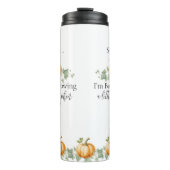 妊娠おもしろい未来の母カボチャのタンブラー タンブラー (正面)