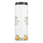 妊娠おもしろい未来の母カボチャのタンブラー タンブラー (裏面)