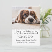 妊娠おもしろい発表 案内状 (スタンド正面)