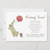 妊娠おもしろい発表 案内状 (正面)